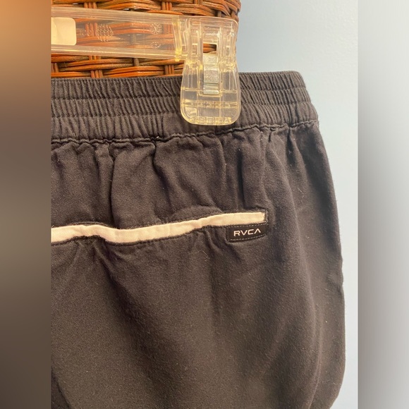 RVCA Black Rayon Shorts- Summer😎 Beach Surf Skate Shorts sz M - Picture 10 of 13